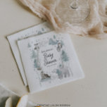 Arctic Animals Winter Baby Shower Napkins<br><div class="desc">Arctic Animals Baby Shower Napkins! Edit with your shower details. Planning a baby shower can be a delightful experience, and by choosing Creative Union Designs' Arctic Animals theme can simplify the party planning process while adding a charming touch. The hand-painted arctic woodland animals including, polar bears, penguin, walrus, seal, arctic...</div>