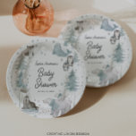 Arctic Animals Winter Baby Shower Paper Plates<br><div class="desc">Arctic Animals Baby Shower Paper Plates! Edit with your shower details. Planning a baby shower can be a delightful experience, and by choosing Creative Union Designs' Arctic Animals theme can simplify the party planning process while adding a charming touch. The hand-painted arctic woodland animals including, polar bears, penguin, walrus, seal,...</div>