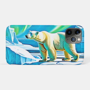 Arctic Bear Northern Lights Case-Mate iPhone Case