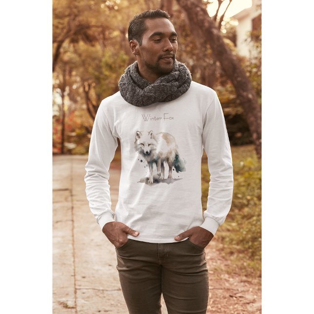 Arctic Beauty: Winter Fox custom T-Shirt (Creator Uploaded)