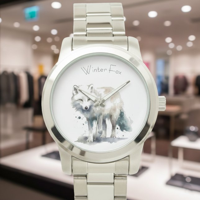Arctic Beauty: Winter Fox custom Watch (Creator Uploaded)