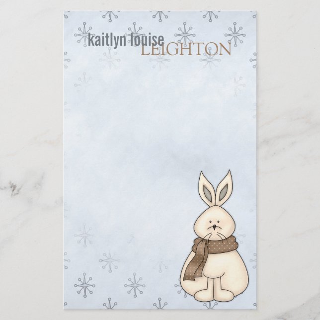 Arctic Bunny • Stationery (Front)