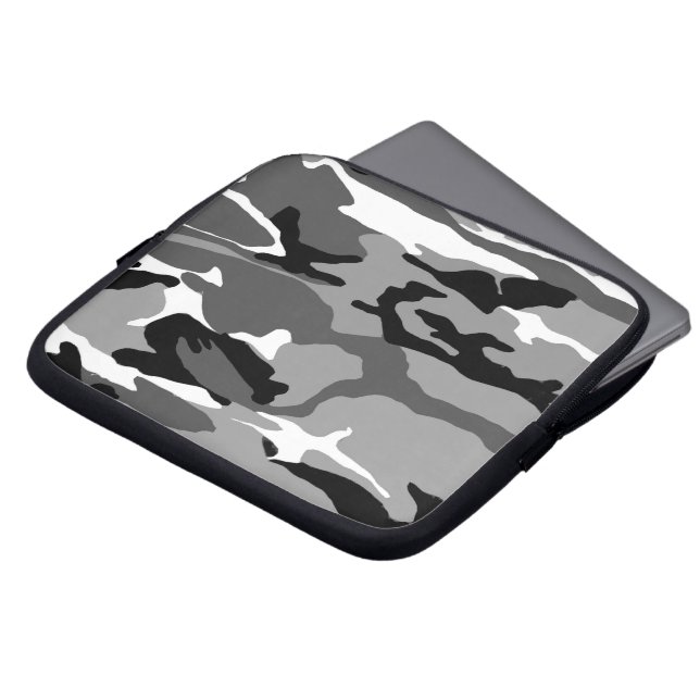 Arctic Camo Laptop Sleeve (Front Top)