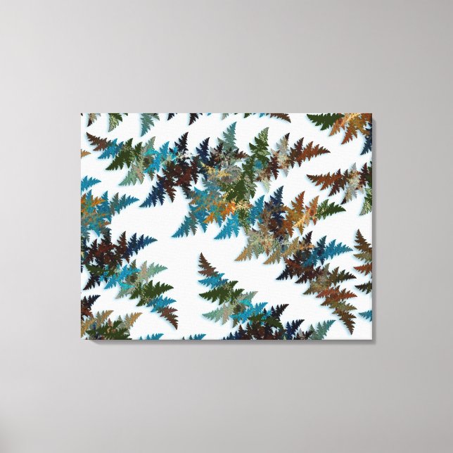 Arctic Camouflage Canvas Print (Front)