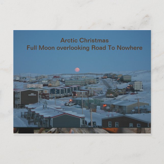 Arctic Christmas Postcard (Front)