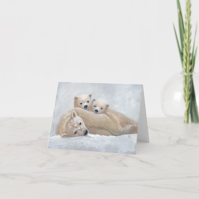 Arctic Family Card (Front)