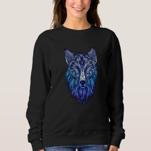 Arctic Fox Antarctica Ornaments Animal Fox Tribal Sweatshirt