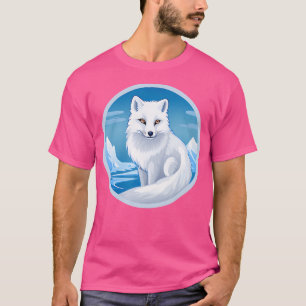 Arctic Fox Artic Animals Cute Artic Fox Lover T-Shirt