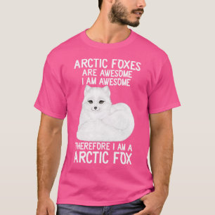 Arctic Fox Artic Animals Cute Artic Fox Lover T-Shirt