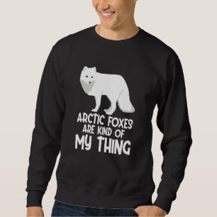 Arctic Fox Artic Animals Cute Artic Fox Pyjamas 1 Sweatshirt