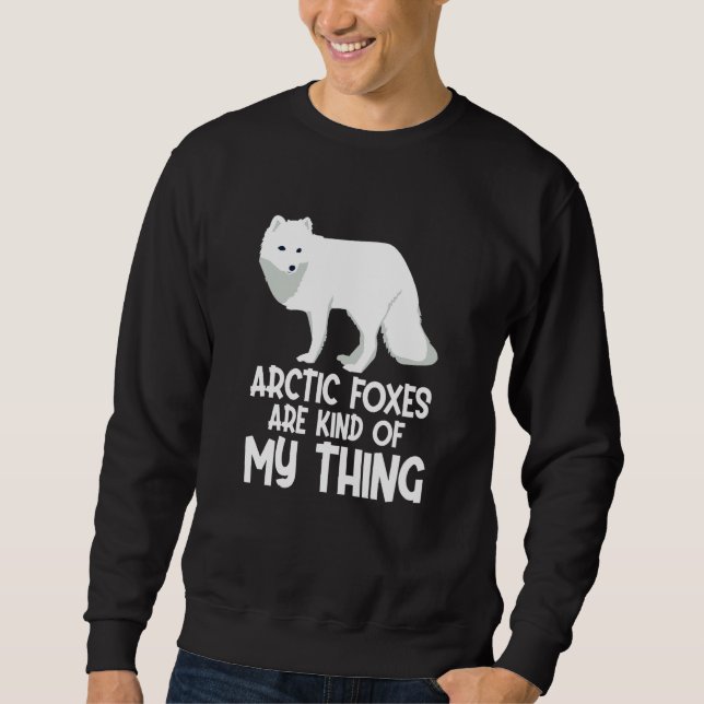 Arctic Fox Artic Animals Cute Artic Fox Pyjamas  1 Sweatshirt (Front)