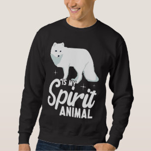 Arctic Fox Artic Animals Cute Artic Fox Pyjamas Sweatshirt