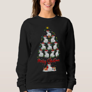 Arctic Fox Christmas Tree Lights  Arctic Fox Xmas Sweatshirt