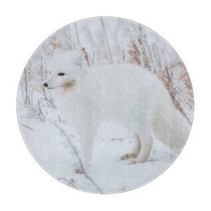 Arctic Fox Cutting Board