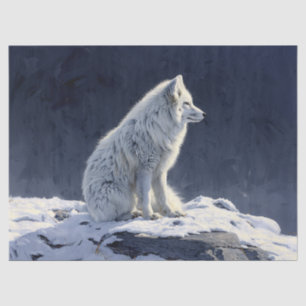 Arctic Fox Decoupage Tissue Paper