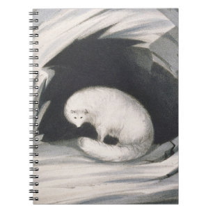 Arctic Fox, from 'Narrative of a Second Voyage in Spiral Notebook