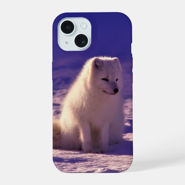 Arctic Fox iPhone 15 Case (Back)