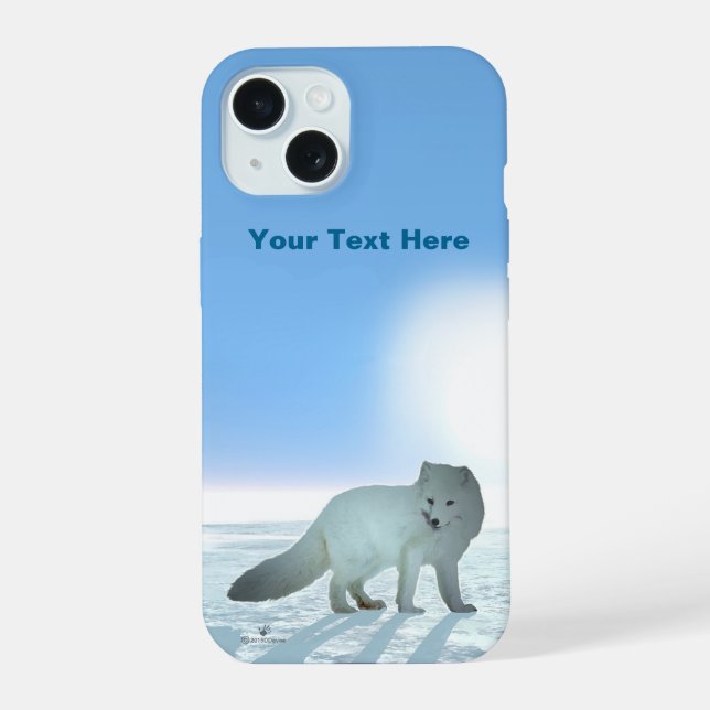 Arctic Fox iPhone 15 Case (Back)