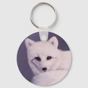 Arctic Fox Key Ring