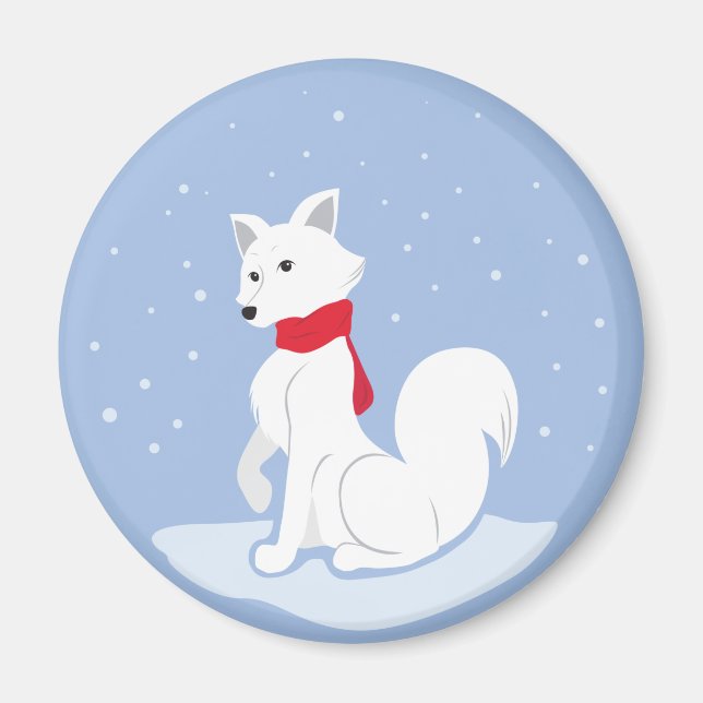 Arctic Fox Magnet (Front)