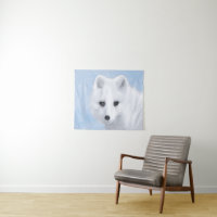 Arctic Fox Painting - Original Wildlife Art