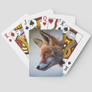 Arctic Fox Playing Cards