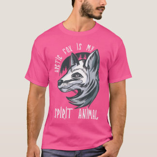 Arctic Fox Spirit Animal Antarctica White Arctic F T-Shirt
