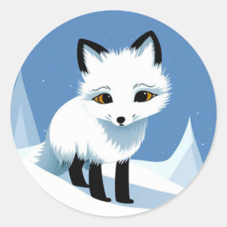 Arctic Fox Sticker