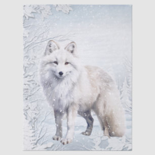 Arctic Fox Tissue Paper
