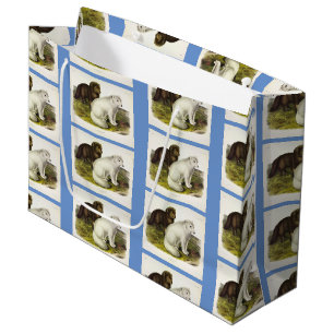 Arctic Fox (White Fox, Polar Fox, Snow Fox) Large Gift Bag