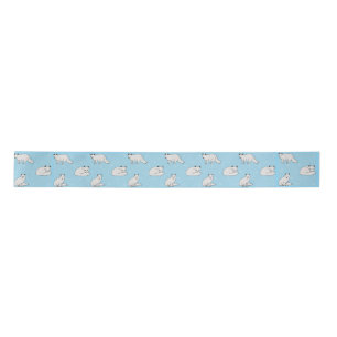 Arctic Foxes Ribbon Satin Ribbon