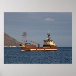 Arctic Lady, Crab Boat in Dutch Harbour, AK Poster