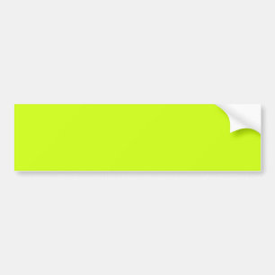 Arctic lime (solid colour) bumper sticker