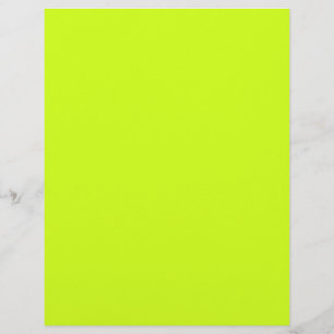Arctic lime (solid colour)  custom letterhead
