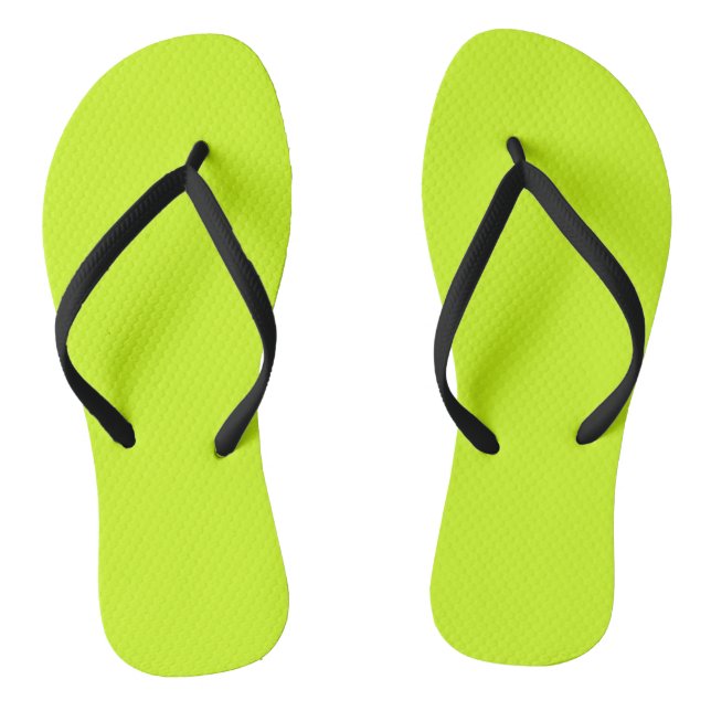 Arctic lime (solid colour)  jandals (Footbed)