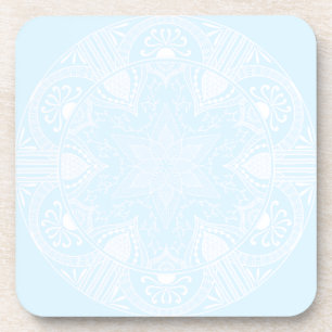 Arctic Mandala Coaster