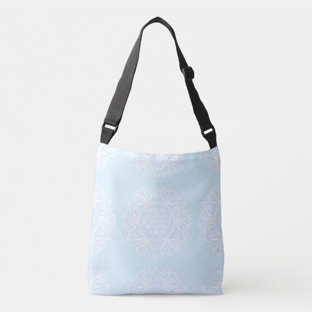 Arctic Mandala Crossbody Bag (Front)