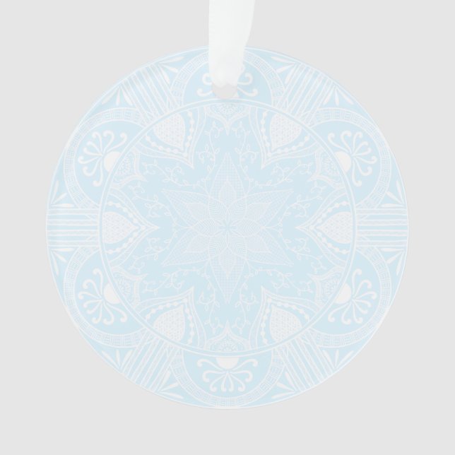 Arctic Mandala Ornament (Front)