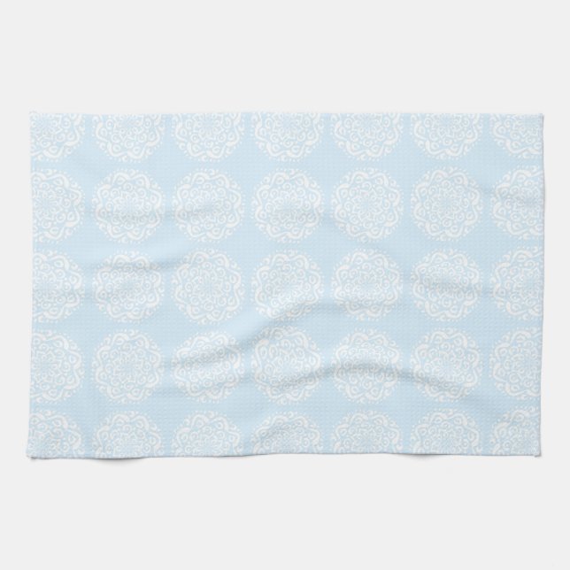 Arctic Mandala Tea Towel (Horizontal)