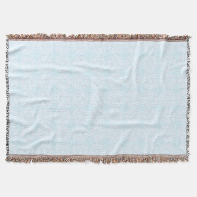 Arctic Mandala Throw Blanket (Front)