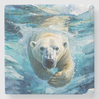 Arctic Mirage: The Swimming Monarch