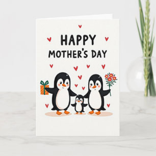 Arctic Mothers Day Family Card