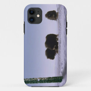 Arctic Musk Oxen & Totems Bovine Wildlife Art Case-Mate iPhone Case
