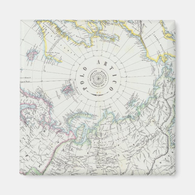 Arctic, Northern Hemisphere Magnet (Front)