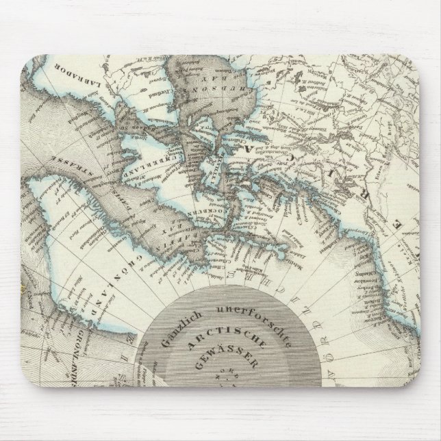 Arctic, Northern Hemisphere Mouse Pad (Front)