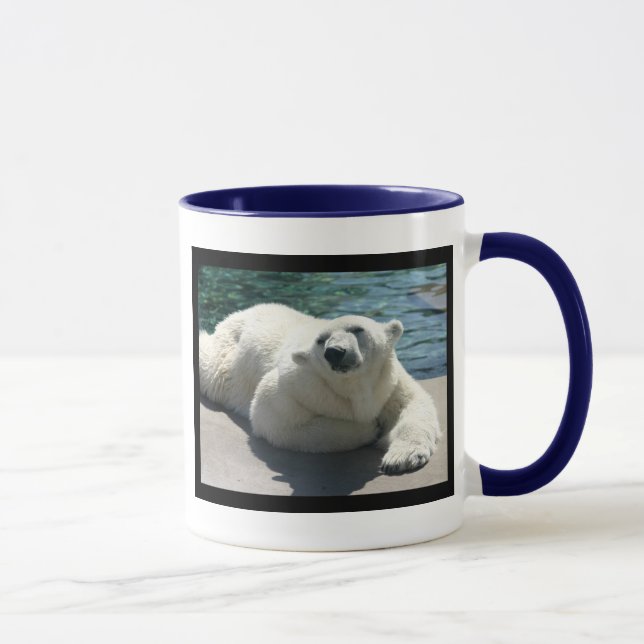 Arctic Polar Bear Coffee Mug (Right)