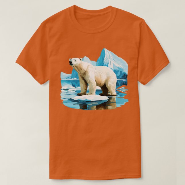 Arctic Polar Bear TShirt (Design Front)