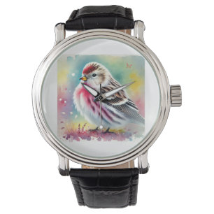 Arctic redpoll 211024AREF151 - Watercolor Watch