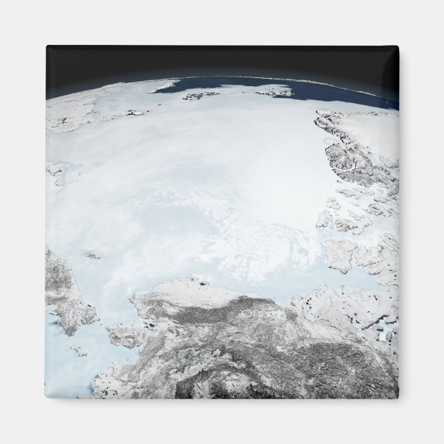 Arctic sea ice 2 magnet (Front)