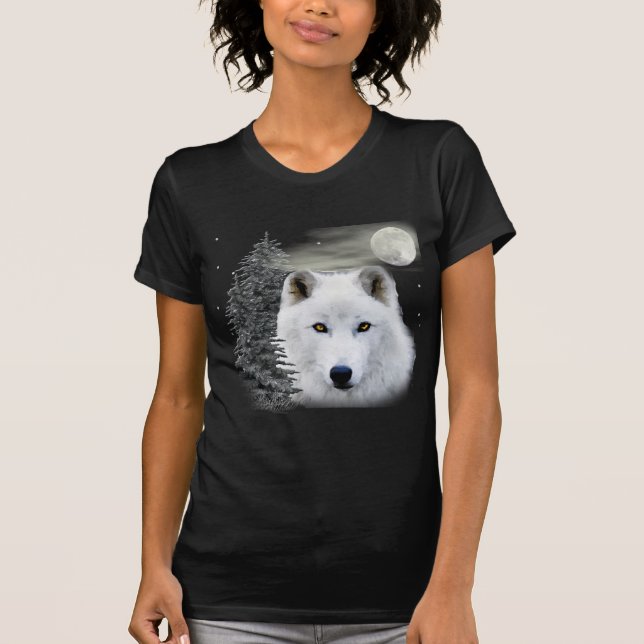 arctic snow wolf T-Shirt (Front)